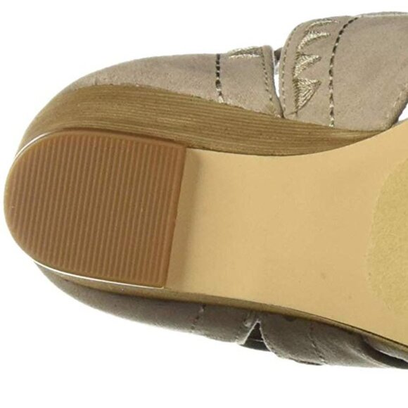 W196 Carlos Santana Gray Gadot Wedge Sandals - Picture 4 of 8